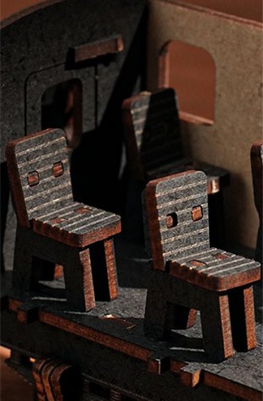 DIY 3D Wooden Model Construction Package, Steam Journey, Robotime, TGS01, 37.6x11.3x14.5cm