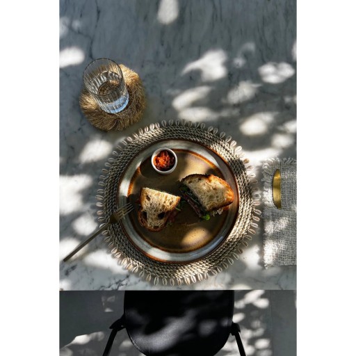 De Seagrass Shell Placemat - Natuurlijk