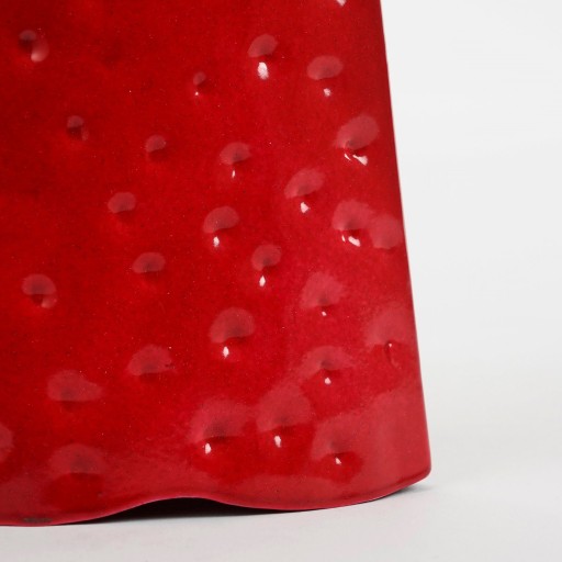 Decoratie Kerstboom - L18 x B9 x H91 cm - IJzer - Rood