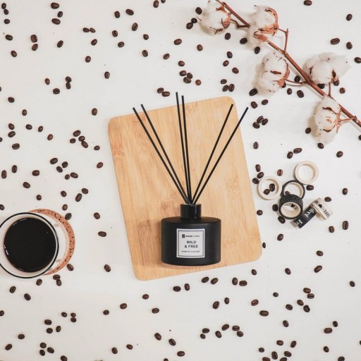 Reed Diffuser - Glass/ Fibre - 200 ml - Wild and free