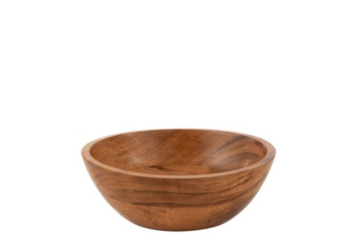 J-Line bowl Acacia - wood - natural - small