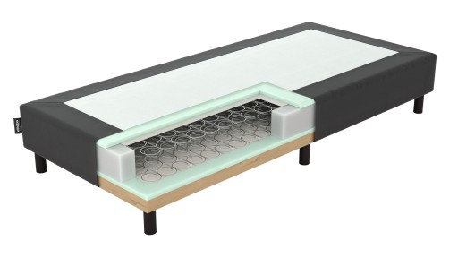 Mörgenn Losse boxspring Bonellvering Zwart 90x220