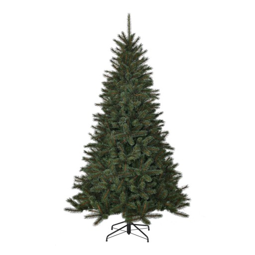 Toronto Kunstkerstboom 120 cm | Compacte Winterse Kerstboom | Witte Topjes | Black Box Trees - Product afbeelding