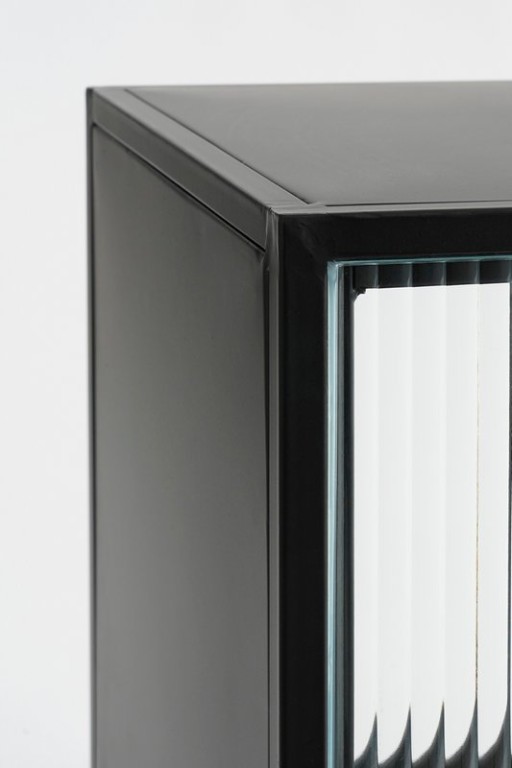 Clifton storage cupboard with doors - L38 x B35 x H50 cm - Metal - Black