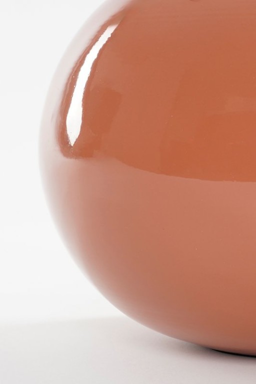 Boyd Vase - H36 x Ø25 cm - Metal - Terra