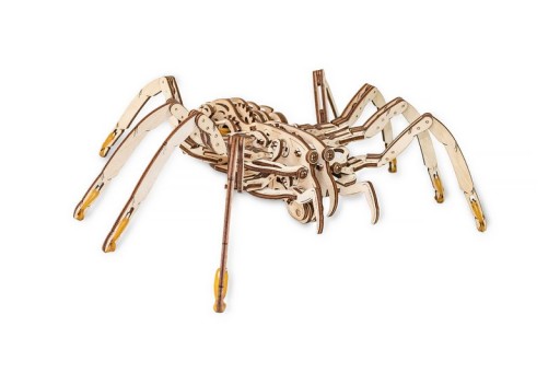 Eco Wood Art 3D Mechanical Wooden Puzzle Spider/Spider, 488, 24x35x10cm