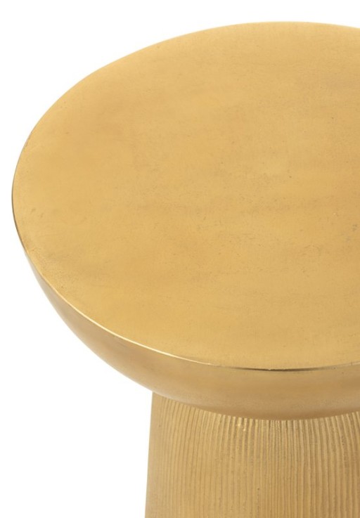 J-Line side table Louane - aluminum - gold