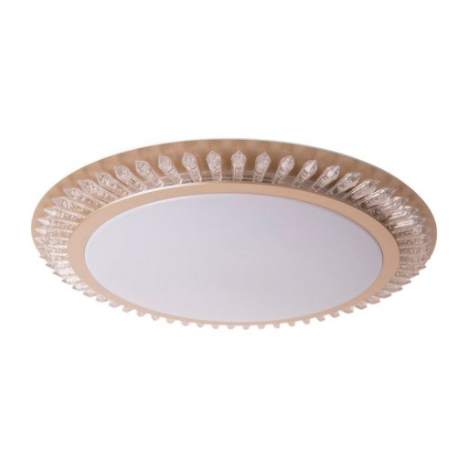 LED ceiling light "Madison" Ø 48 cm, many functions, made of metal and plastic, gold, with integrated LEDs, lighting for living rooms or office