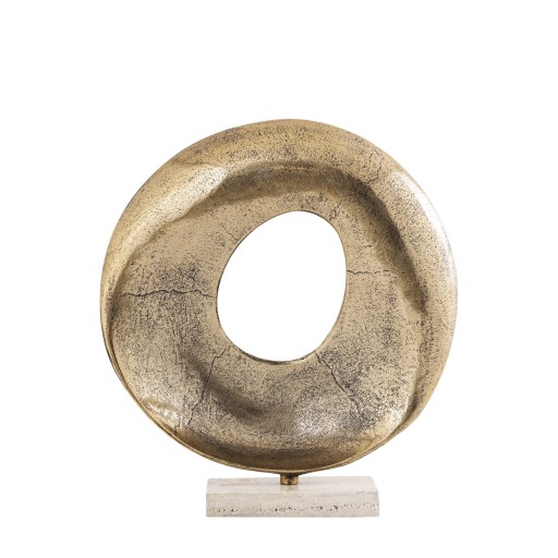 Daweson Brass Casted Alu Statue Open Round