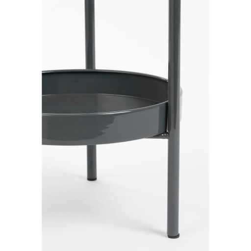 Colyn Bloempot op Standaard - H60 x Ø19 cm - IJzer - Zwart