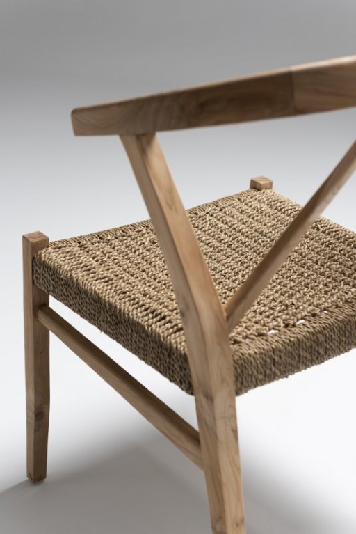 J-Line Chair Alis Teak Wood Natural