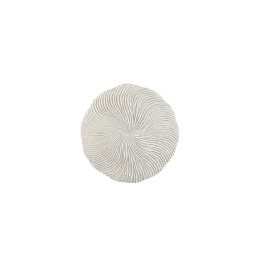 Kathelle White Poly Round Coral Shaped Wallpanel S