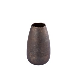 Semin Copper Alu Round Rustic Pot Wavy Edge S
