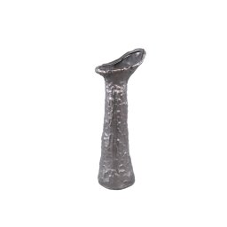 Shennen Antracite Ceramic Vase Leave Shaped Top S