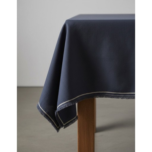 Het Toscane Tafelkleed - Zwart Naturel - 150x250