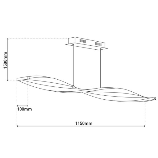 LED pendant light "Nina"