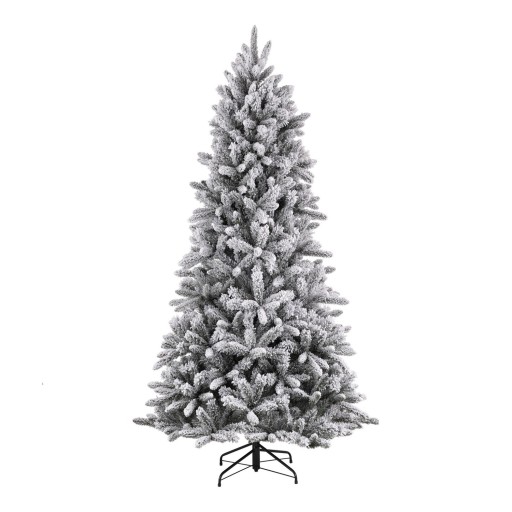 Snowdon Kunstkerstboom - H155 x Ø102 cm - Groen Frosted