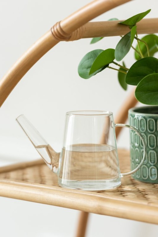 J-Line Rack 3 Shelves Rattan Natural