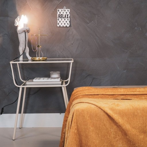 Side Table / Bedside table - Sand - 50x35x60cm