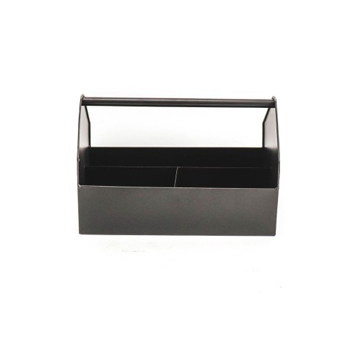 Opbergdoos - Organizer - Metaal - Zwart - 30x17x17cm