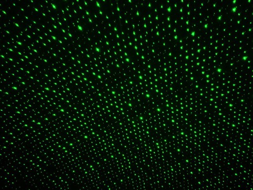 Laser outside spy with projector, skewer made of plastic, colorful, with integrated LED, spotlight for outside