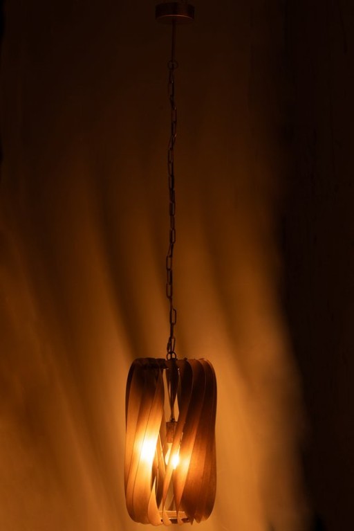 J-Line Hanging Lamp Tina Iron Black Gold