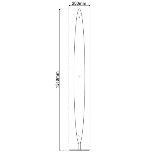 "Surf" LED floor lamp