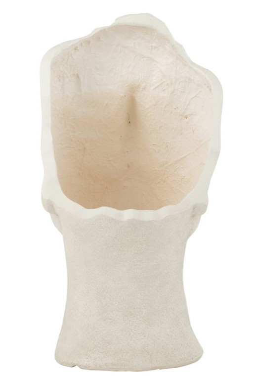 J -Line Flowerpot David - Ceramics - White - Large - Ø 36 cm