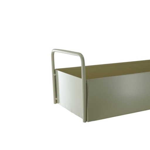 Tray - With Handles -Metal - Sand - 41,5x15,5x13cm