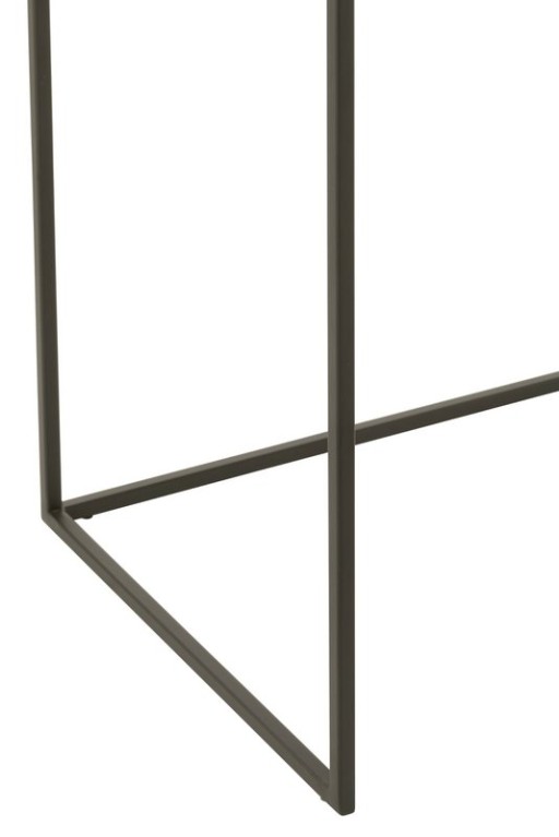 J-Line side table - metal - bronze/black