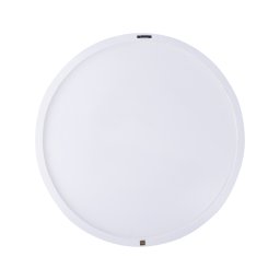 Wiktor White MDF Round Wallpanel Swirl Carved S