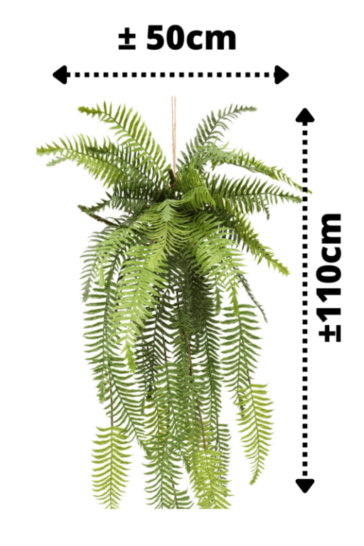 Fern Artificial Hanging Plant 110cm