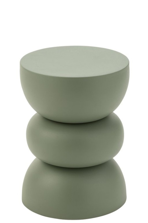 J-Line side table Lise - iron - green