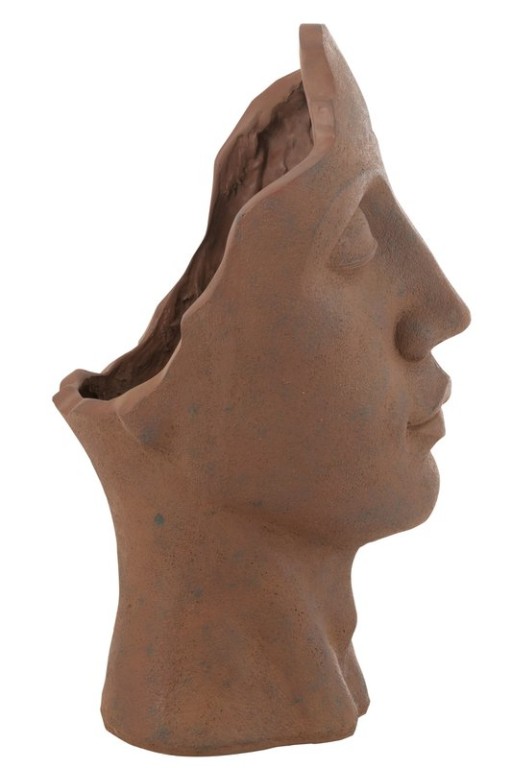 J -Line Bloempot David - Ceramics - Rust - Large - Ø 36 cm