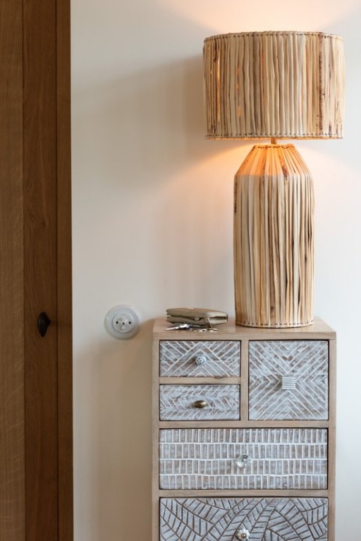 J-Line lamp Hanna Banana Leaves - jute - natural