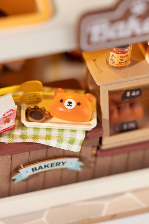 DIY House Teddy's Breadbox, Robotime, DS033, 16x9x14.5cm