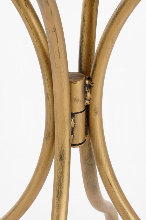 Alanza Bistro table - H76 x Ø61 cm - Metal - Green