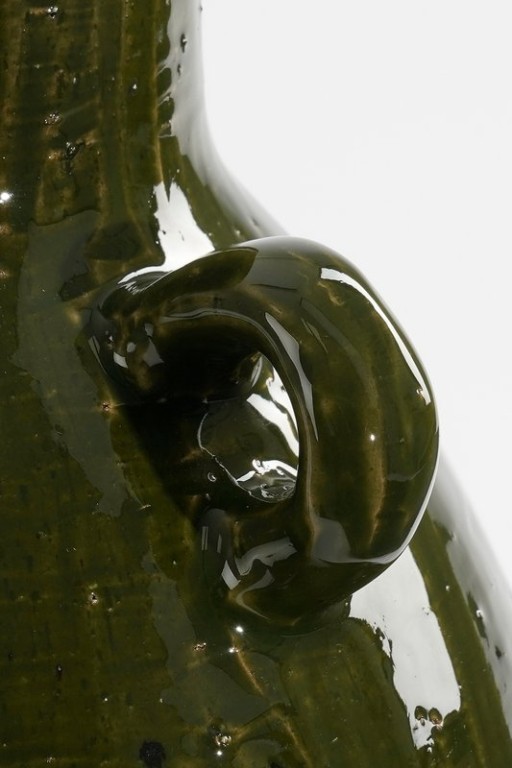 Elena Vase - H34 x Ø26 cm - Ceramic - Green