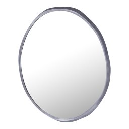 Limera Nickel Alu Round Mirror Irregular Border L