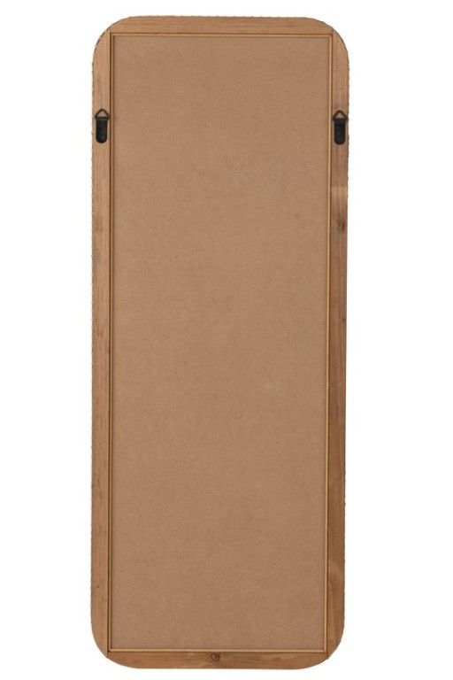 J-Line spiegel Rechthoek - spar/glas - natruel - 48 x 122.5 cm