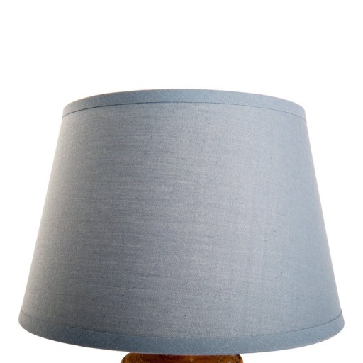 Ceramic table lamp "Talia", table lamp made of ceramic, beige/gray, with E14 socket, for dining room, living room, hallway or office, 31 cm high
