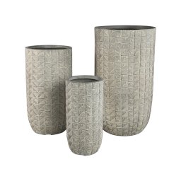 Suguna Grey Round Magnesium Pot Square High SV3