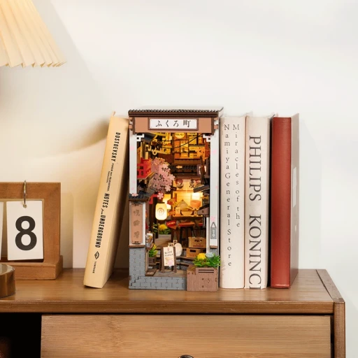 DIY Books Sakeran Sakera Wine Alley, Robottime, and TGB11