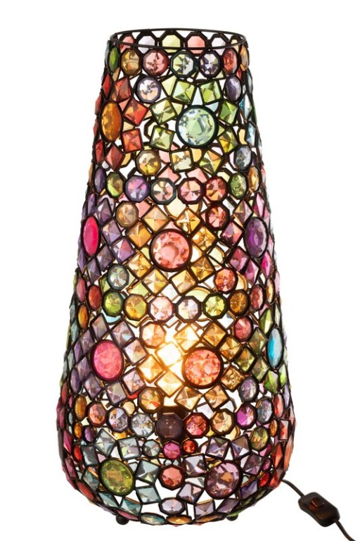 J-Line Table Lamp Long Iron/Plastic Mix Large