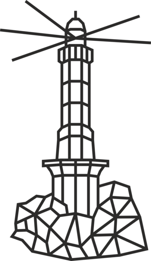 Eco Wood Art Wall Puzzle Lighthouse, 1546, 50.5x87x0.7cm