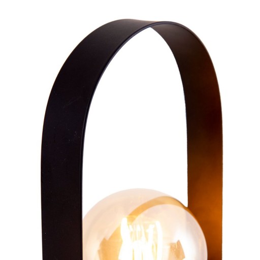 Metal table lamp "Faro" h: 28.5cm black