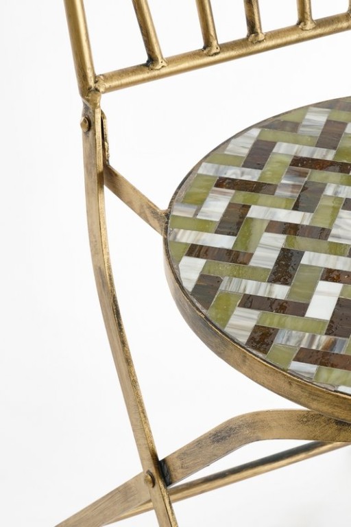 Alanza Bistrostoel – L40 x B51 x H87 cm – Greece – Groen