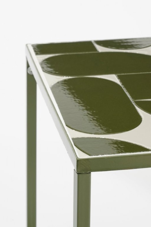 Bologna coffee table outside - L99 x B41 x H46 cm - Metal - Dark green