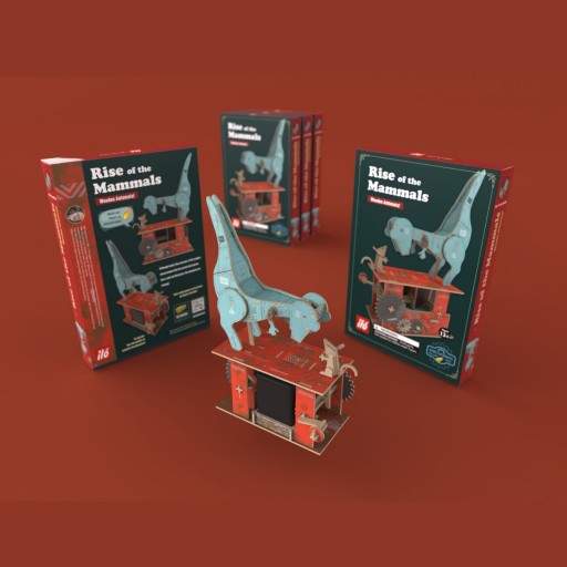 Ilo Build 3D Mechanische Houten Modelbouw Rise Of The Mammals, 0227, 11x19x26cm