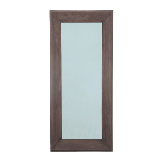 Nicka Brown Mango Wood Rectangle Mirror S